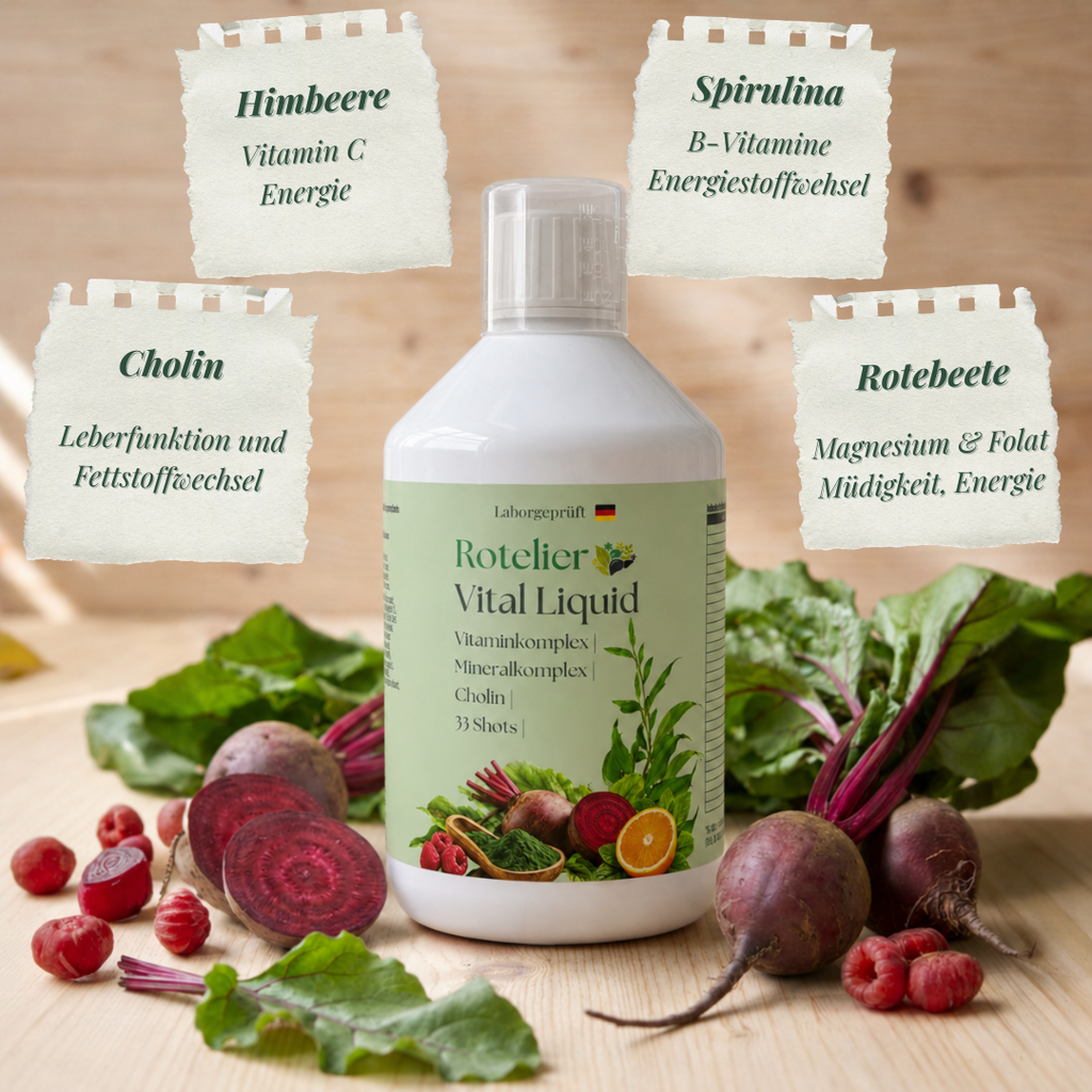 Vital Liquid - Nahrungsergänzungsmittel - Flüssig - Müdigkeit (Mobile)